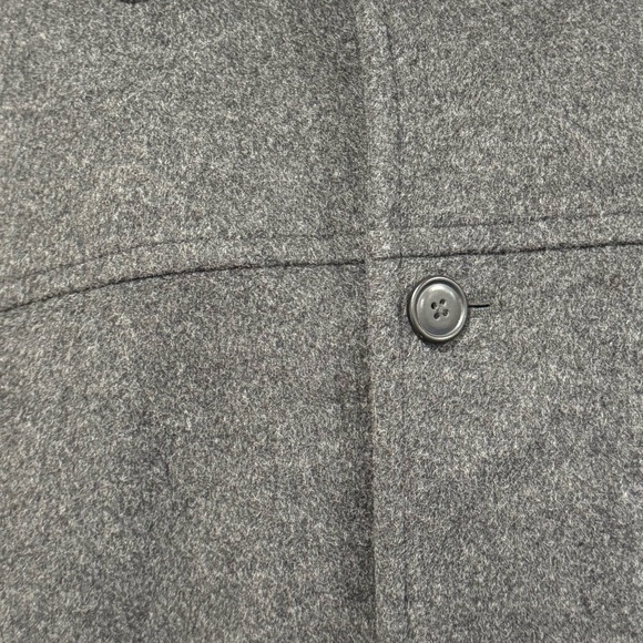 J.Crew Grey Wool Coat – Men’s Medium – 80% Wool – Excellent - Picture 8 of 12